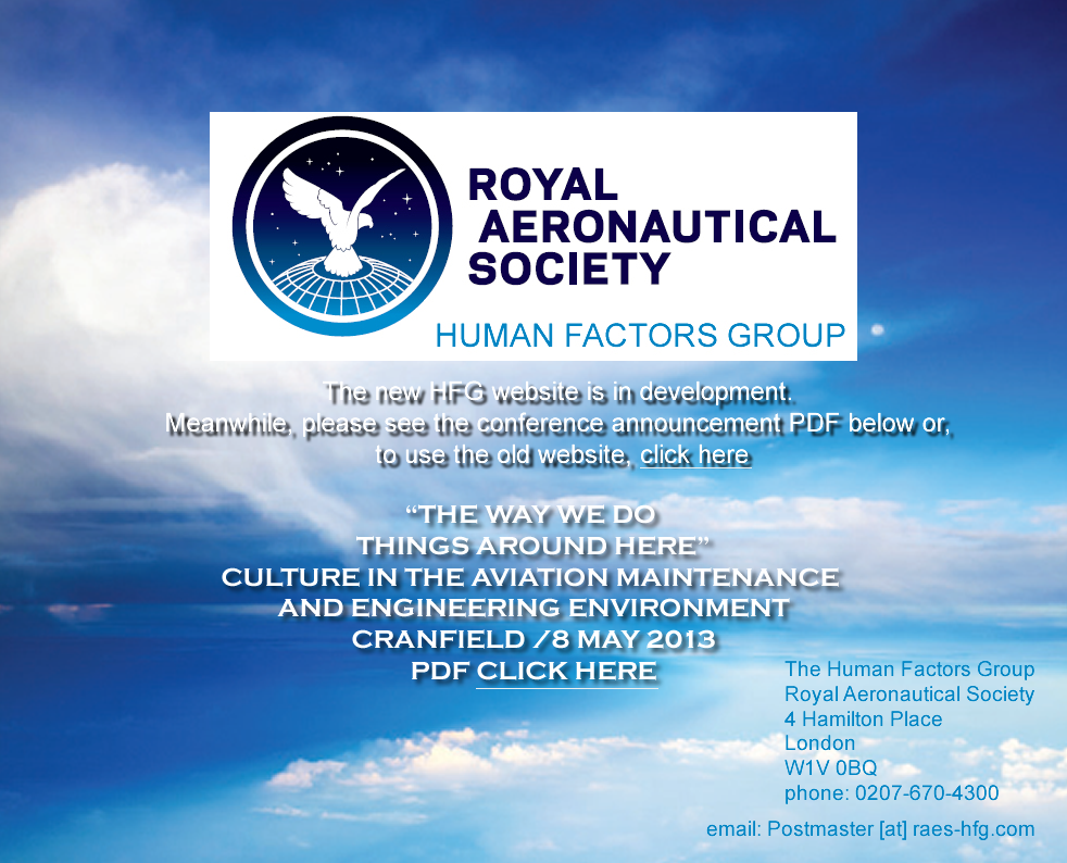 RAeS Human Factors Group